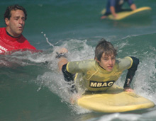 Learning to surf!